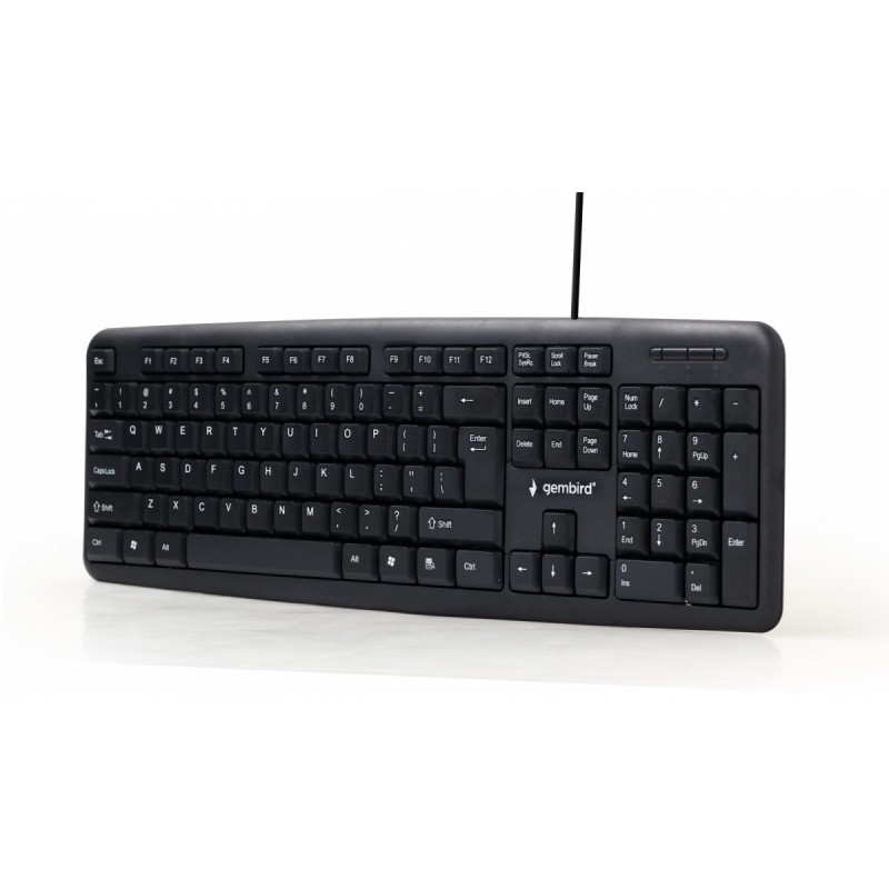 Klawiatura Standardowa USB Czarna KB-U-103 | PartsPC.pl