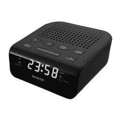 SRC 136 B Radiobudzik, wyświetlacz LED, prog. 20 stacji FM | PartsPC.pl