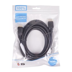 Kabel HDMI 1.4 pozłacany 3m. | PartsPC.pl