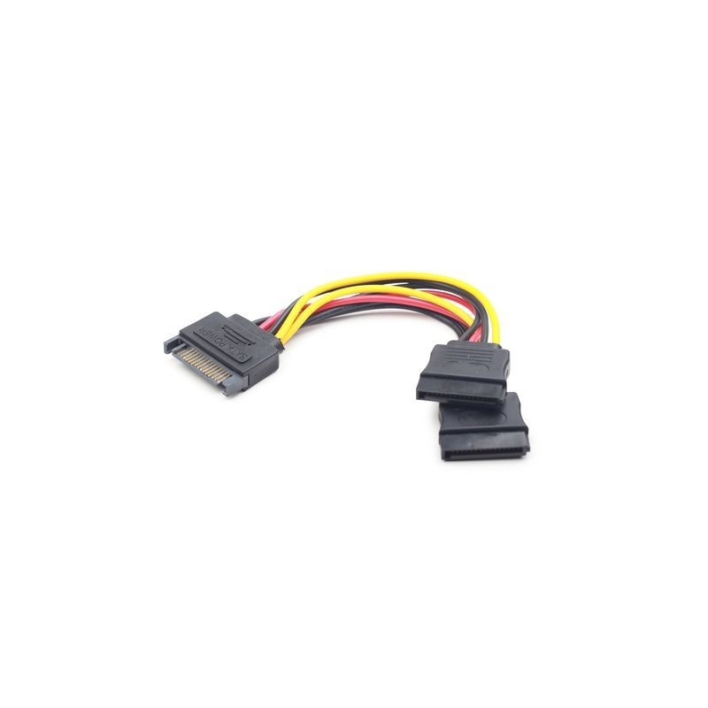KABEL SATA (M)->SATA(F)X2 15CM | PartsPC.pl