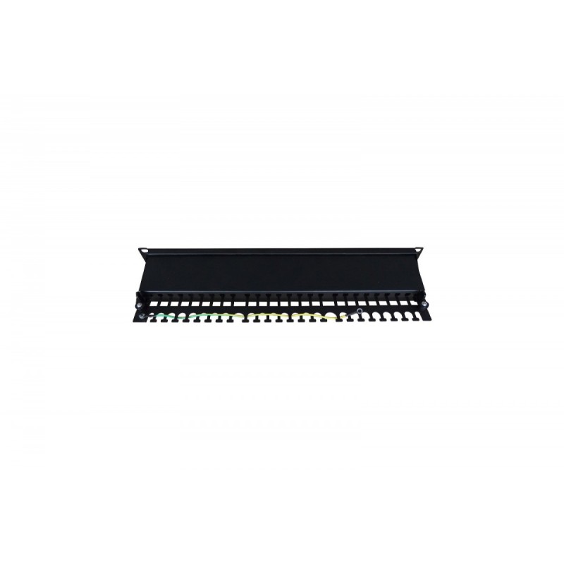 Panel krosowy (patch panel) 19'' 24x RJ45, kat.6, ekranowany… | PartsPC.pl