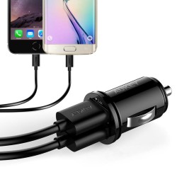 CC-S1 Mini ładowarka samochodowa 2xUSB AiPower 4.8A 24W | PartsPC.pl