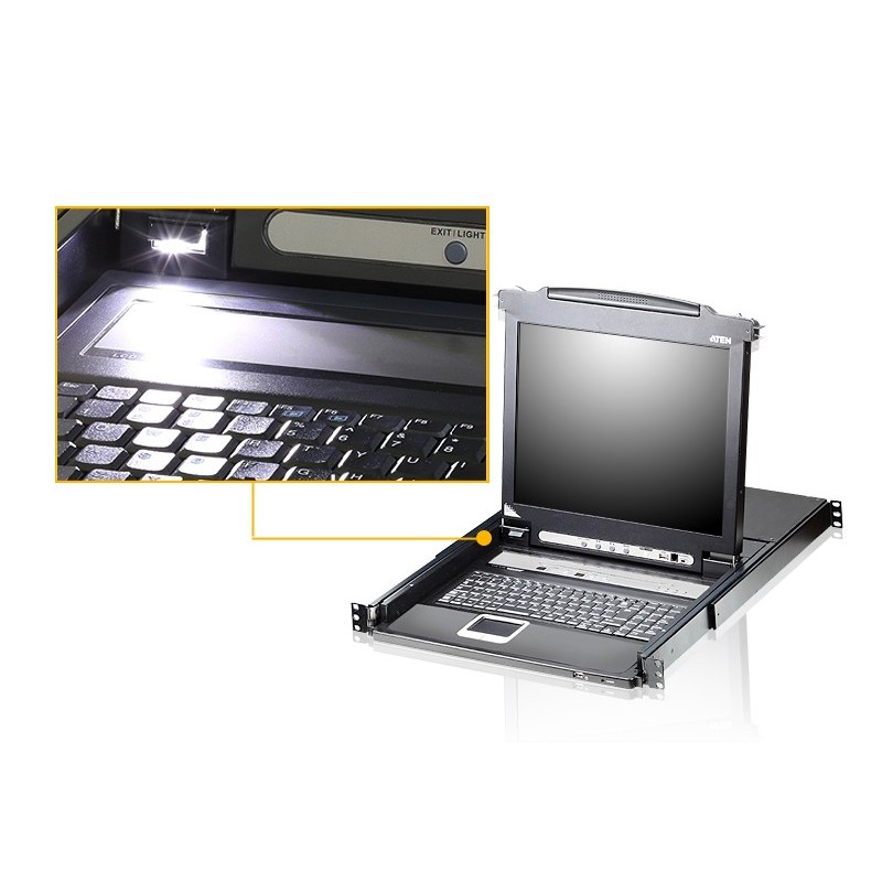 !ATEN KONSOLA KVM LCD 17 8 PORT CL5708M | PartsPC.pl