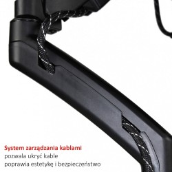 Uchwyt biurkowy na sprężynie gazowej do 1 monitora LCD/LED 1… | PartsPC.pl