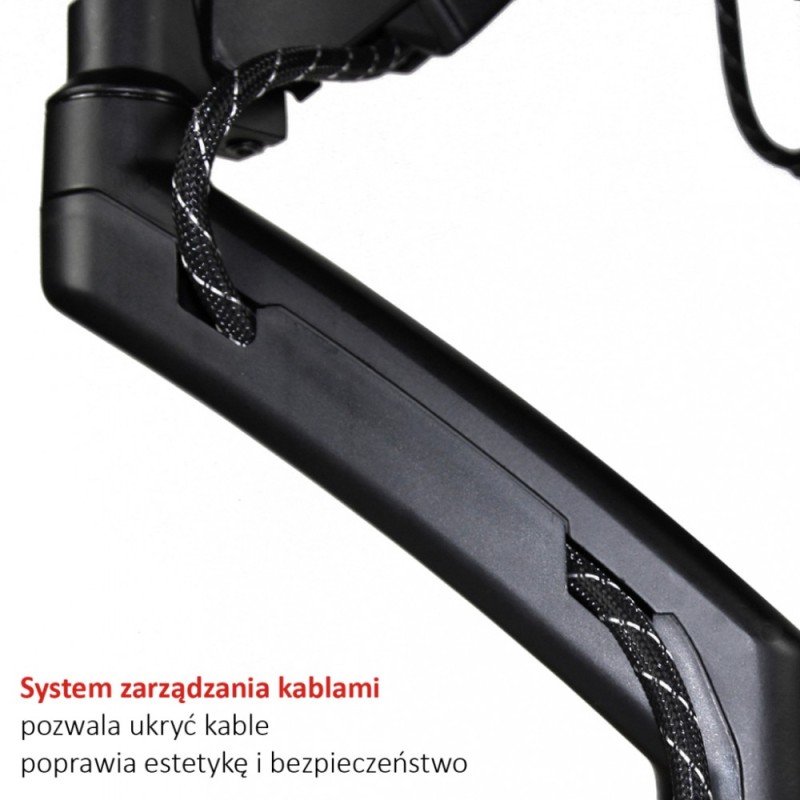 Uchwyt biurkowy na sprężynie gazowej do 1 monitora LCD/LED 1… | PartsPC.pl