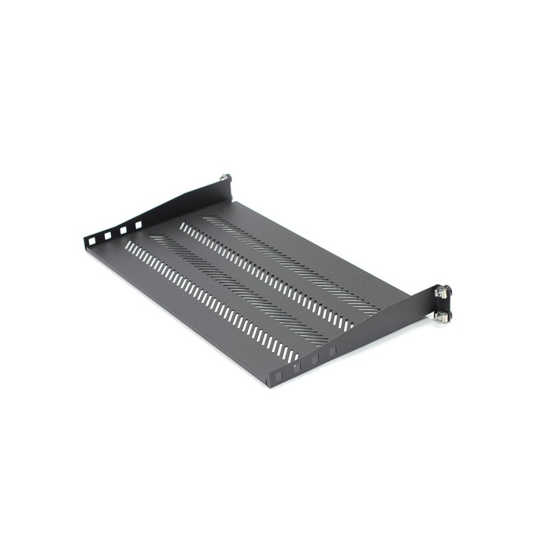 Półka do szaf 250mm 19" 483x250mm 1U czarna | PartsPC.pl
