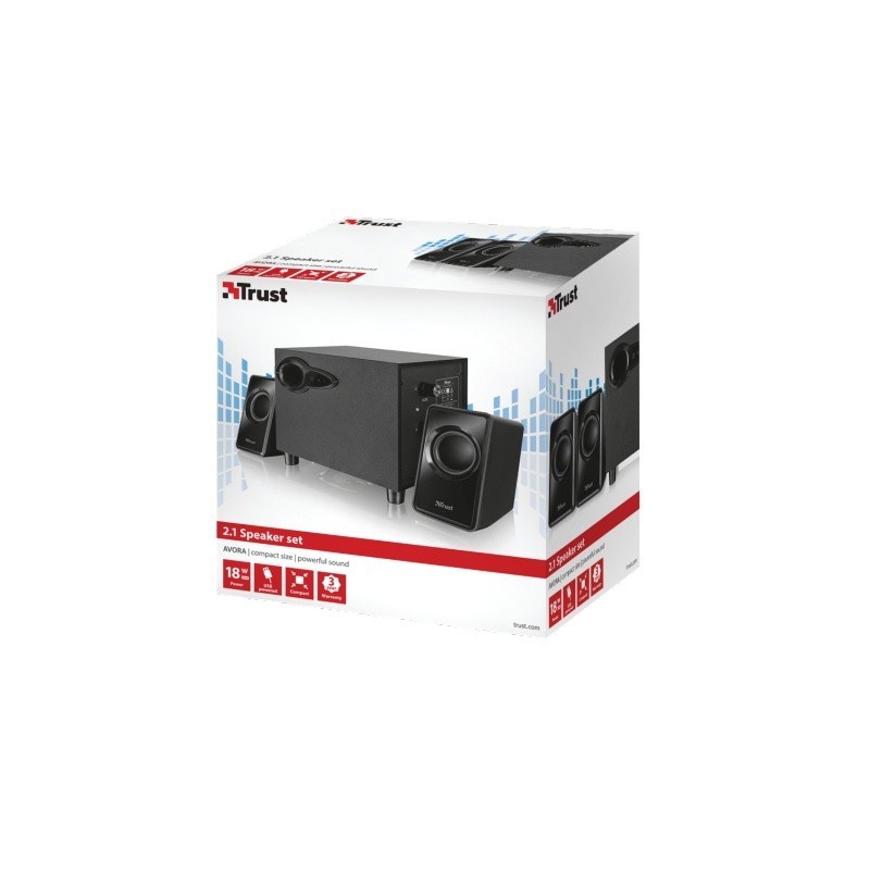 Subwoofer Speaker Set Avora 2.1 | PartsPC.pl