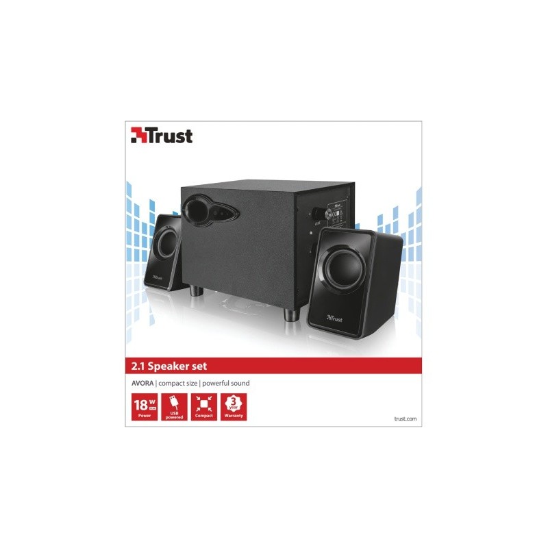 Subwoofer Speaker Set Avora 2.1 | PartsPC.pl