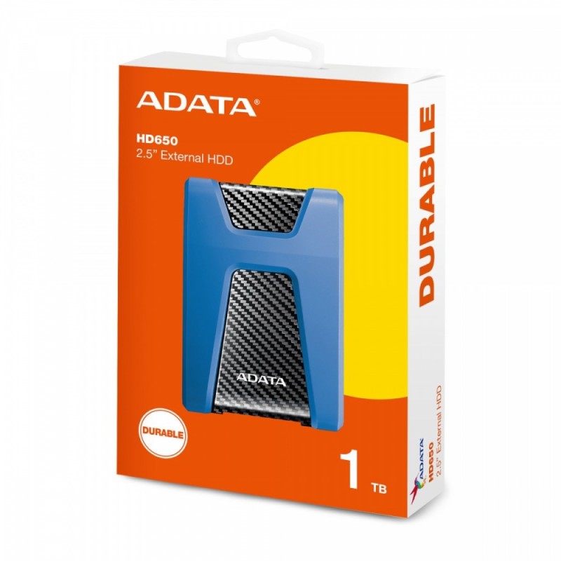 DashDrive Durable HD650 1TB 2.5'' USB3.1 Niebieski | PartsPC.pl