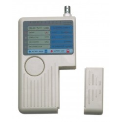 Tester okablowania RJ11 /RJ45/USB/BNC | PartsPC.pl