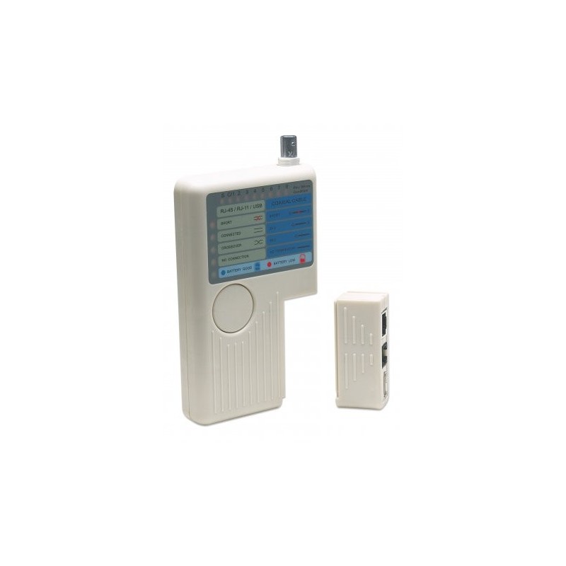 Tester okablowania RJ11 /RJ45/USB/BNC | PartsPC.pl