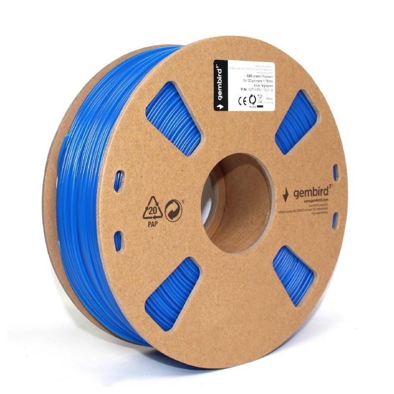 Filament drukarki 3D ABS/1.75 mm/1kg/niebieski | PartsPC.pl