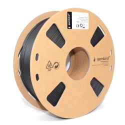 Filament drukarki 3D PLA/1.75 mm/1kg/czarny | PartsPC.pl
