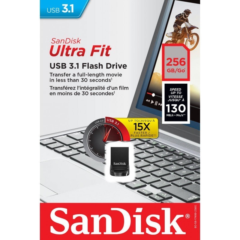 ULTRA FIT USB 3.1 256GB 130MB/s | PartsPC.pl