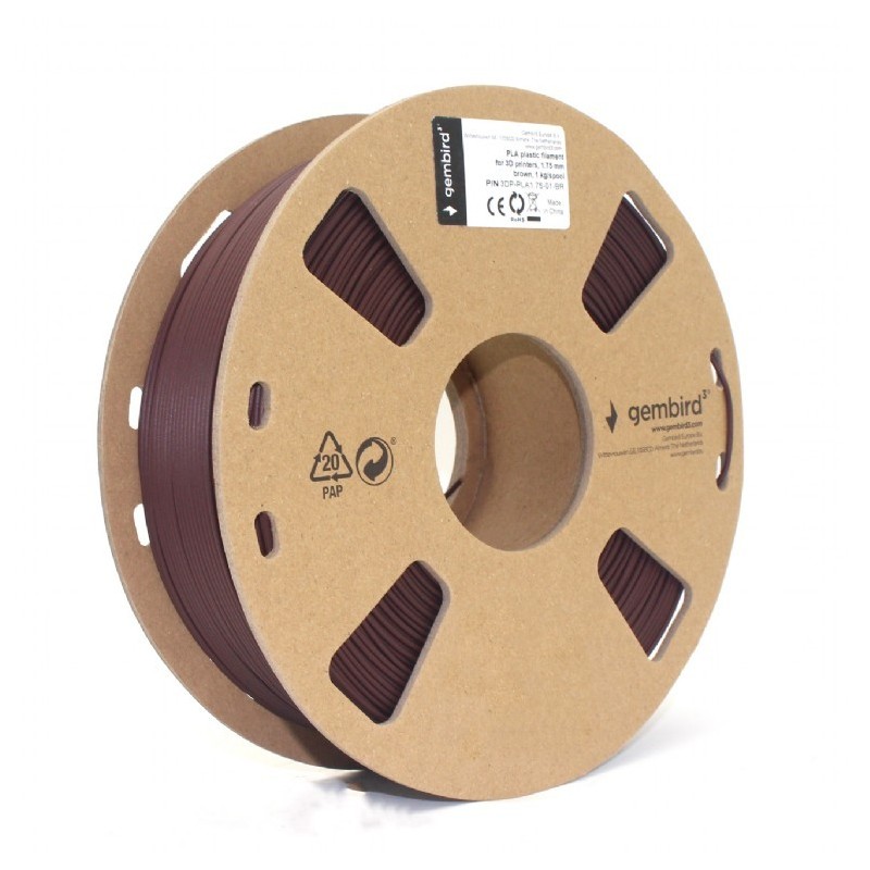 Filament drukarki 3D PLA/1.75mm/brązowy | PartsPC.pl