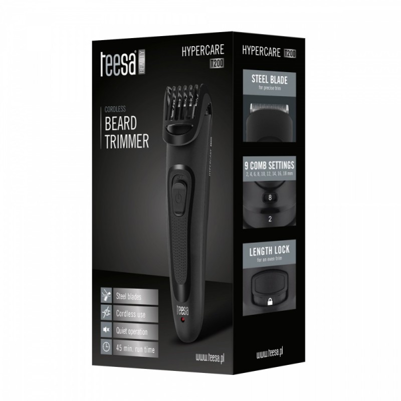 Trymer do ciała HYPERCARE T200 czarny | PartsPC.pl