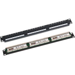 Patchpanel UTP kat.6 19 cali 1U 24xRJ45 LSA | PartsPC.pl
