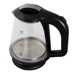 Czajnik szklany MISSOURI 1.7L czarny | PartsPC.pl
