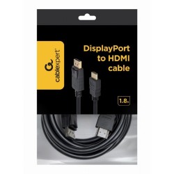 Kabel DisplayPort do HDMI 1.8m | PartsPC.pl