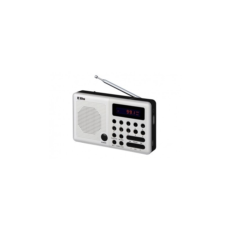 Radio Pliszka USB, FM białe | PartsPC.pl