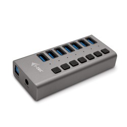 Hub USB 3.0 z ładowaniem, 7 portów, 36W | PartsPC.pl