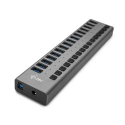 Hub USB3.0 z ładowaniem, 16 portów, 90W | PartsPC.pl