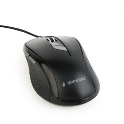 Mysz optyczna USB czarna | PartsPC.pl