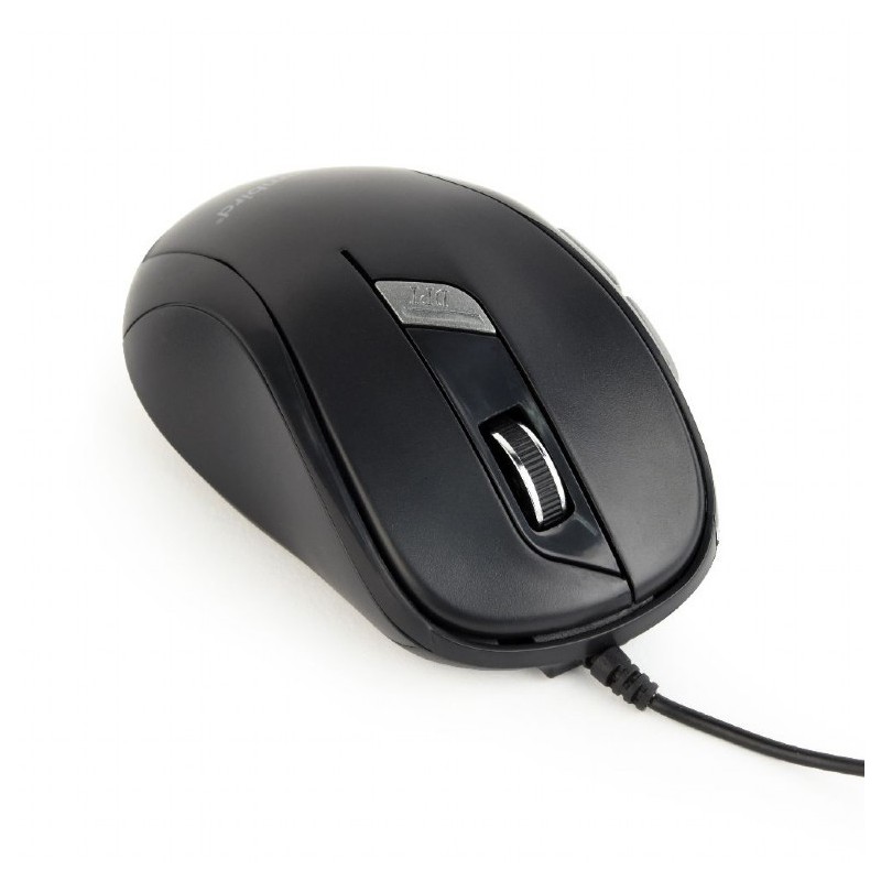 Mysz optyczna USB czarna | PartsPC.pl