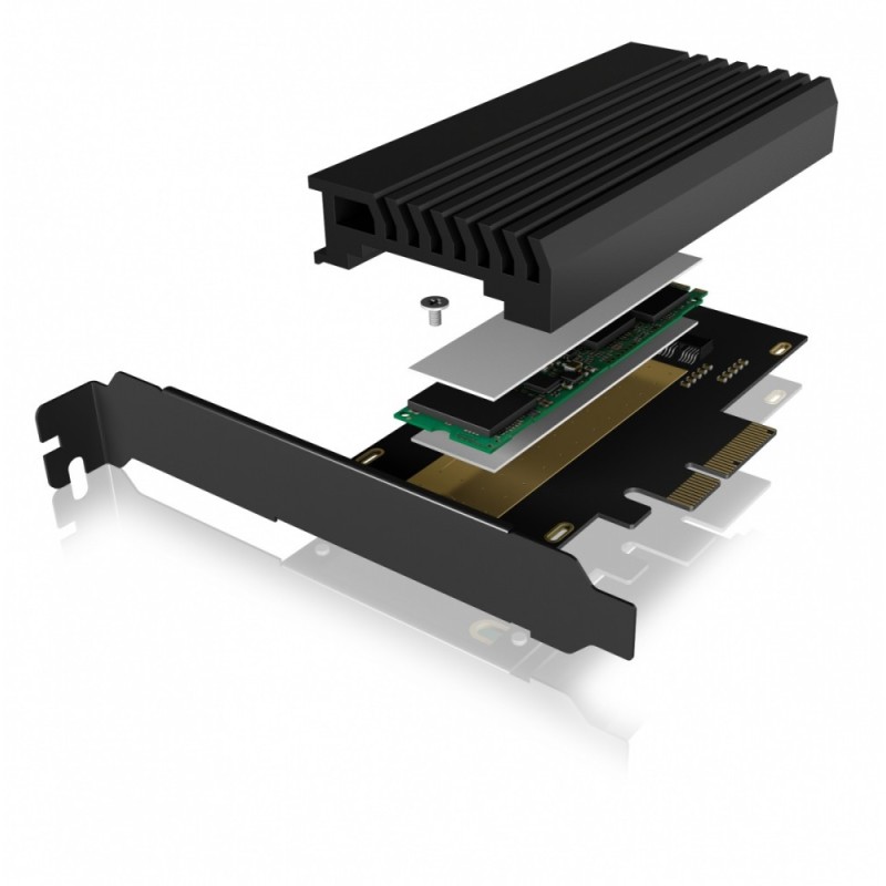 Karta PCIe z gniazdem M.2 M-Key dla jednego dysku SSD M.2 NV… | PartsPC.pl