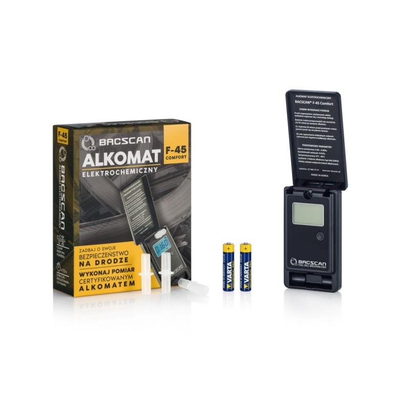 Alkomat elektrochemiczny BACscan F-45 COMFORT | PartsPC.pl