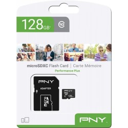 Karta pamięci MicroSDXC 128GB P-SDU12810PPL-GE | PartsPC.pl
