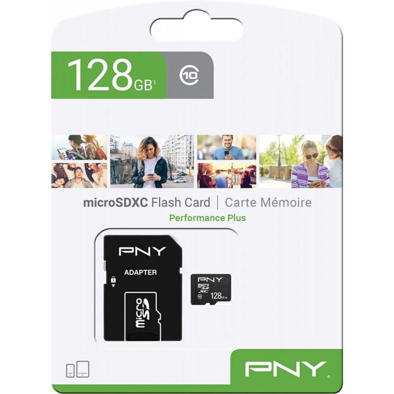 Karta pamięci MicroSDXC 128GB P-SDU12810PPL-GE | PartsPC.pl