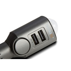 Alarm samochodowy z ładowarką USB 2 porty TX-100 | PartsPC.pl