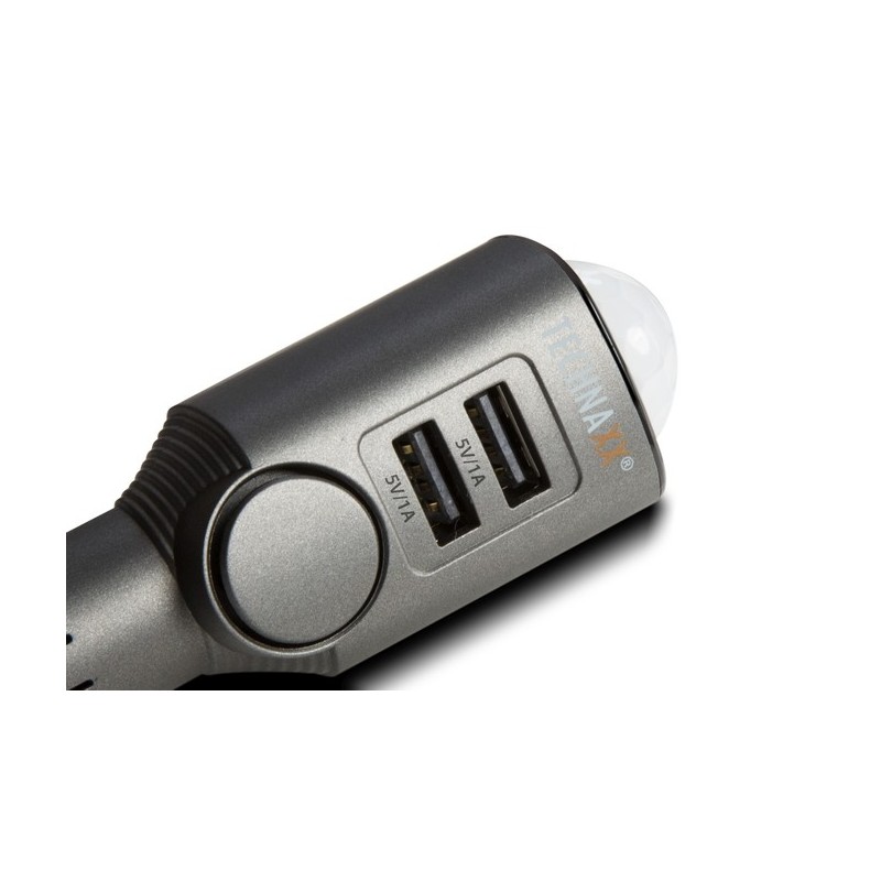 Alarm samochodowy z ładowarką USB 2 porty TX-100 | PartsPC.pl