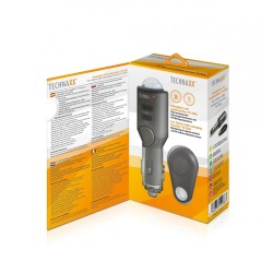 Alarm samochodowy z ładowarką USB 2 porty TX-100 | PartsPC.pl