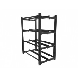 Regał na baterie UPS 830X454 2X4 (8) czarny OR01-830454-204-… | PartsPC.pl