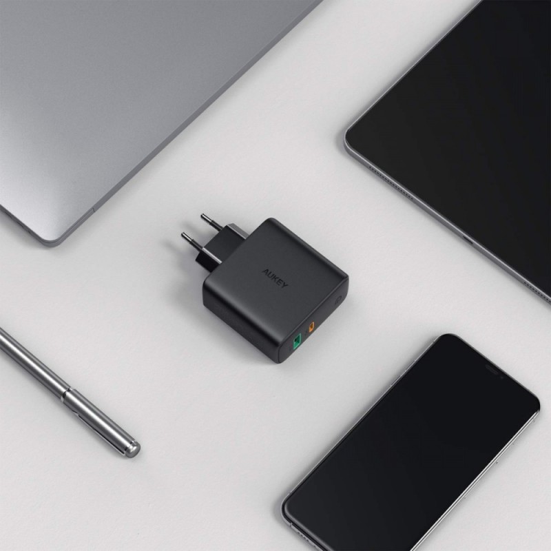 PA-D3 ładowarka sieciowa 2xUSB Power Delivery (1xUSB A+1xUSB… | PartsPC.pl