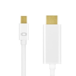 Kabel mini DisplayPort do HDMI,4K, 3m Biały | PartsPC.pl