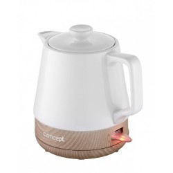 Czajnik ceramiczny RK0060 1,0L biały | PartsPC.pl