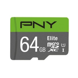 Karta pamięci MicroSDXC Elite 64GB P-SDUX64U185GW-GE | PartsPC.pl