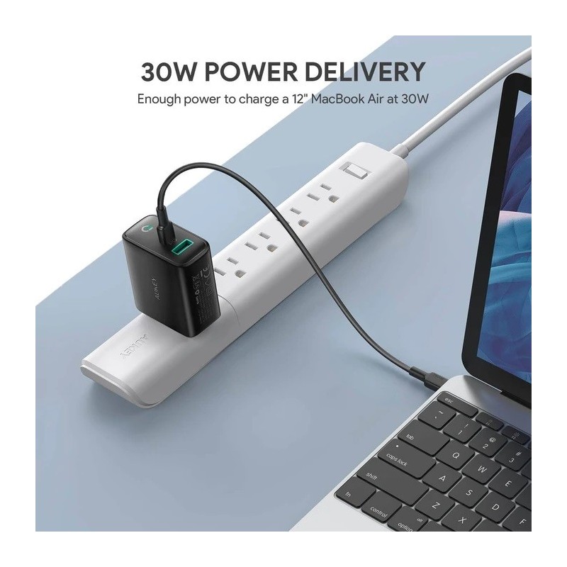 PA-D1 ładowarka sieciowa 2xUSB Power Delivery (1xUSB A+1xUSB… | PartsPC.pl