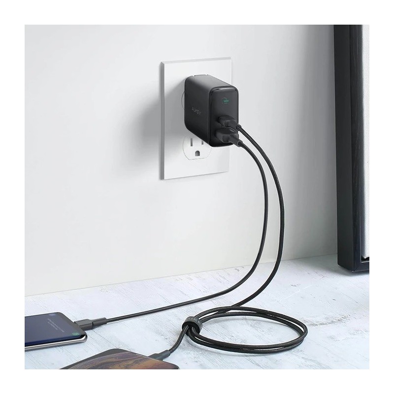 PA-D1 ładowarka sieciowa 2xUSB Power Delivery (1xUSB A+1xUSB… | PartsPC.pl