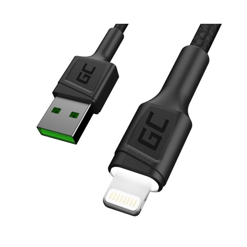 Kabel GC Ray USB - Lightning 120 cm, podświetlenie LED | PartsPC.pl