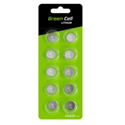 Bateria Guzikowa Litowa 10x CR1620 3V 70mAh | PartsPC.pl