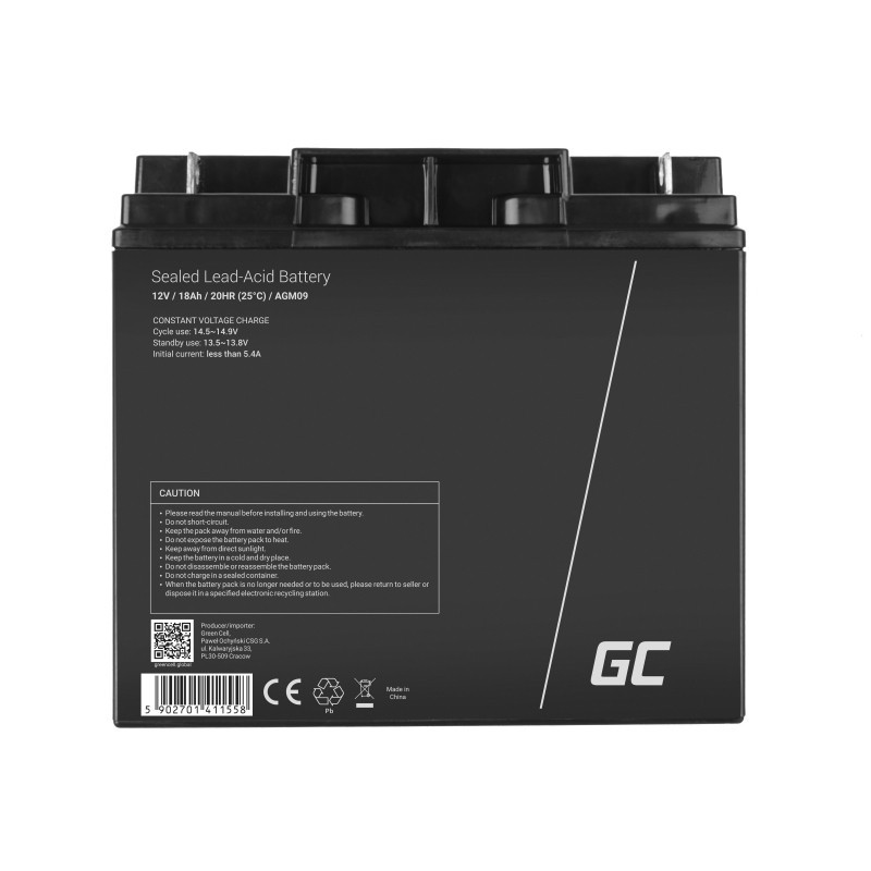 Akumulator AGM 12V 18Ah | PartsPC.pl
