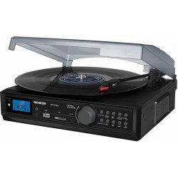 Gramofon STT 212U Cyfrowy tuner FM, USB/SD, MP3, BT | PartsPC.pl