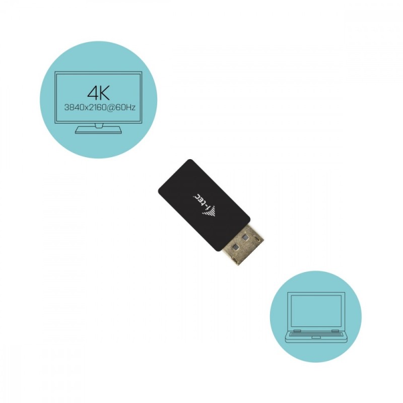 Adapter DisplayPort - HDMI Adapter 4k/60Hz | PartsPC.pl