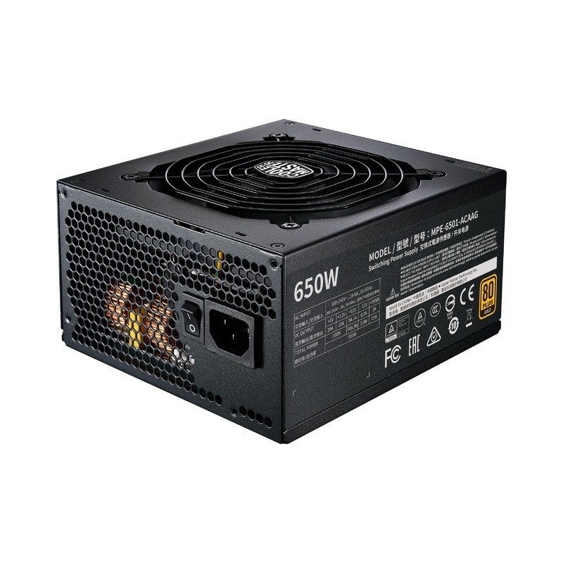 Zasilacz modularny MWE Gold V2 650W 80+ Gold | PartsPC.pl