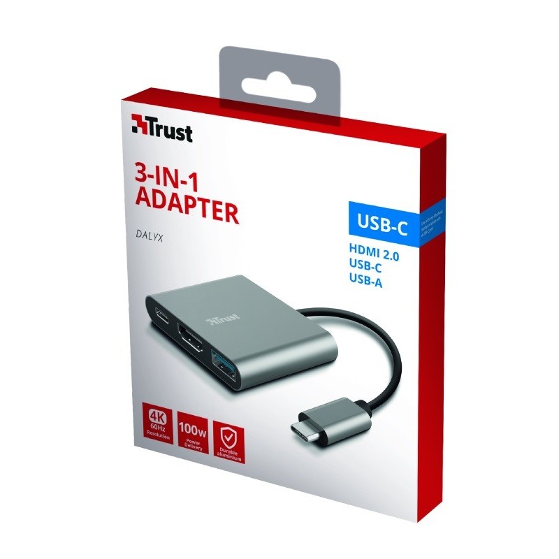 DALYX adapter USB C 3w1 | PartsPC.pl