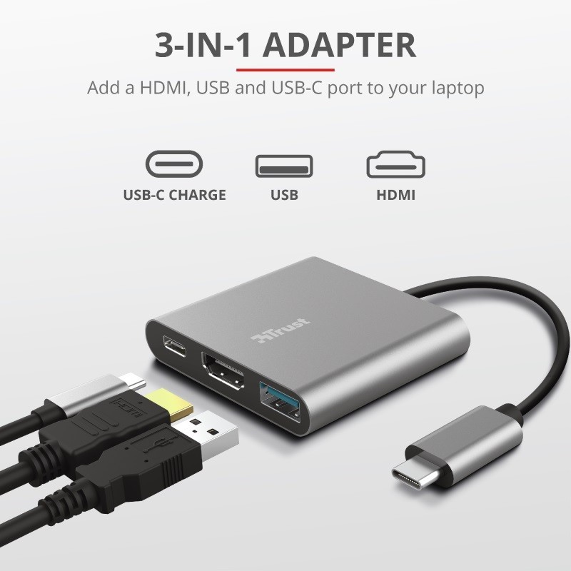 DALYX adapter USB C 3w1 | PartsPC.pl
